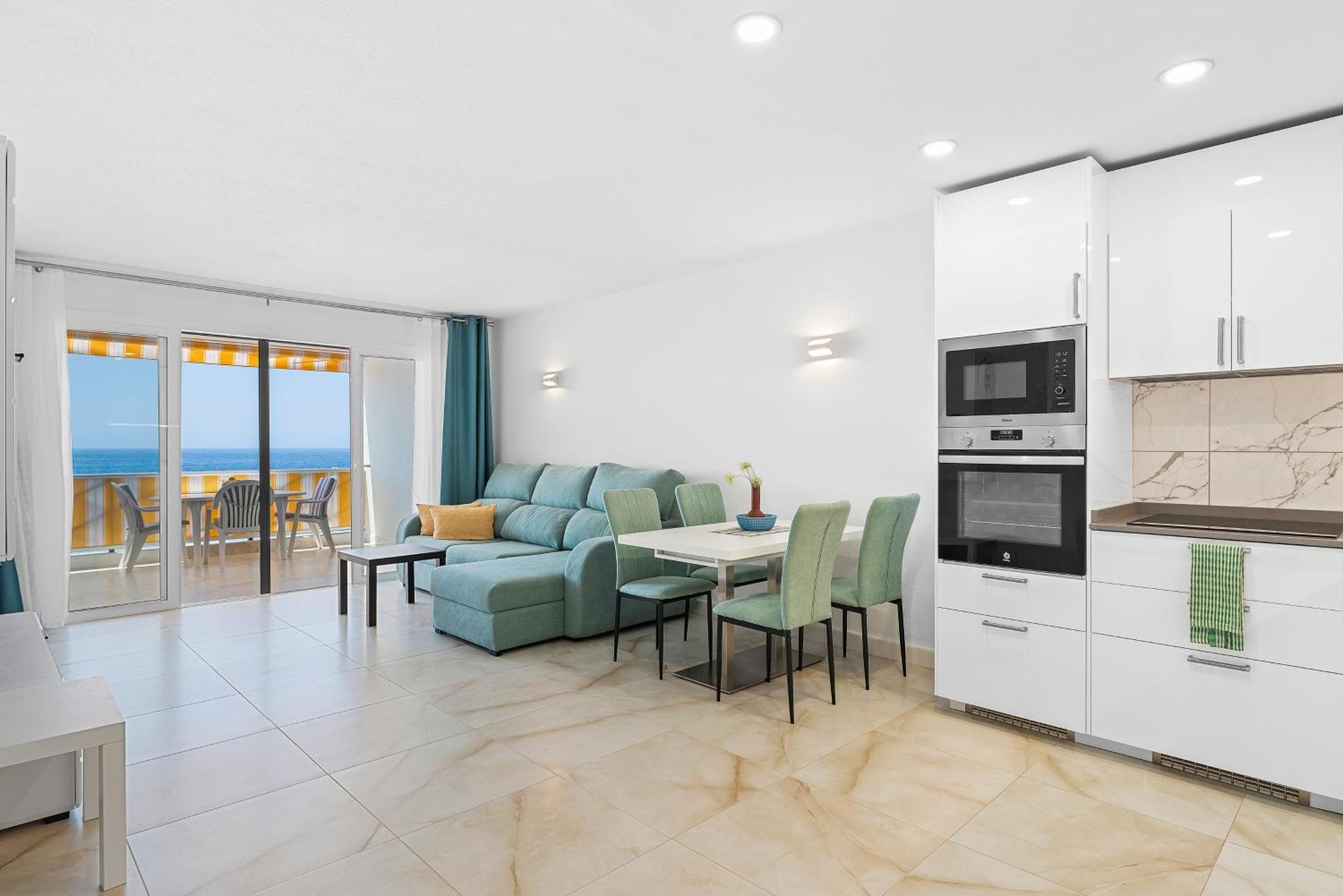 Neptuno Ocean View, Beach Line With Pool Puerto de Santiago  Bagian luar foto